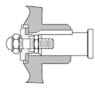Wacker Neuson Old Style PT Pump Impeller Assembly